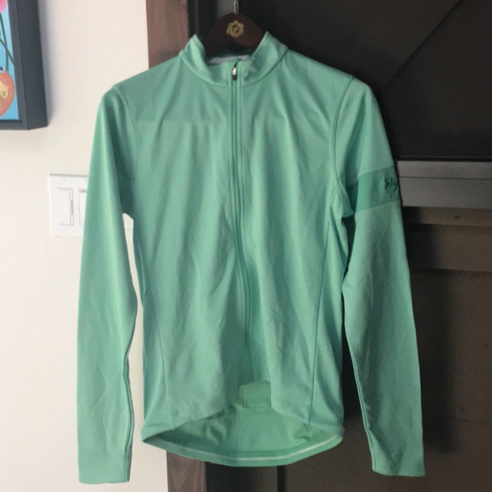 Rapha Mint Green Long Sleeve Cycling Jersey